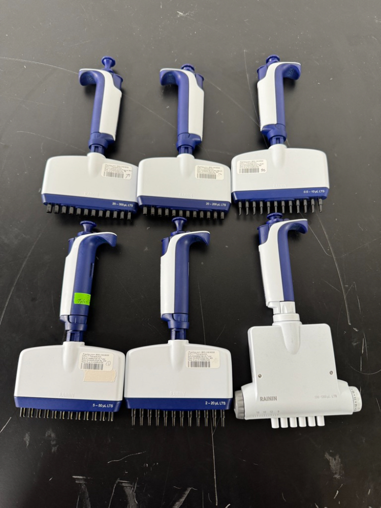 Image of Rainin Pipet-Lite XLS Multichannel Pipettes - Quantity 6
